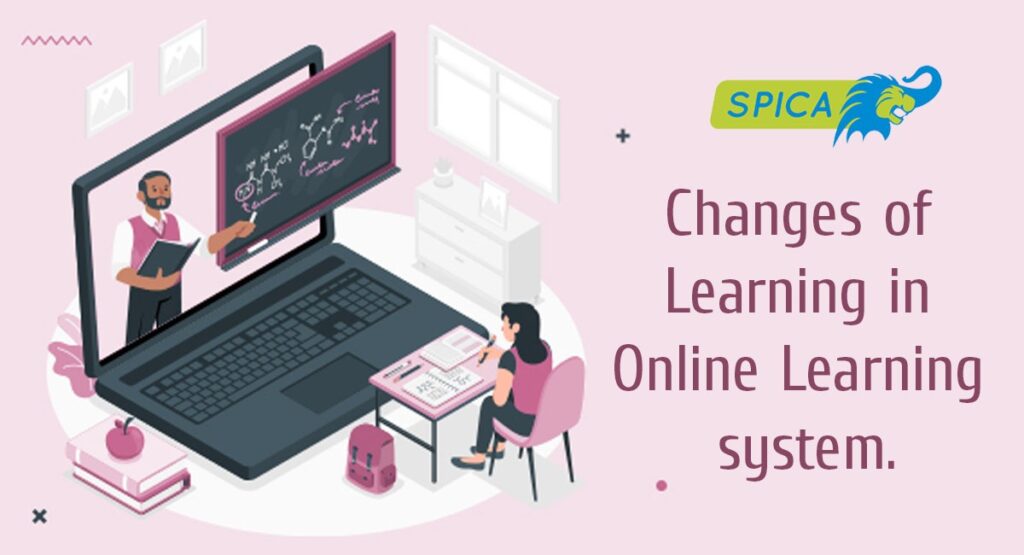 Changes of Learning in Online Learning Systems