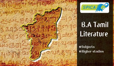 Subjects and higher studies - BA Tamil literature