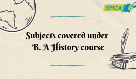Subjects in BA History course