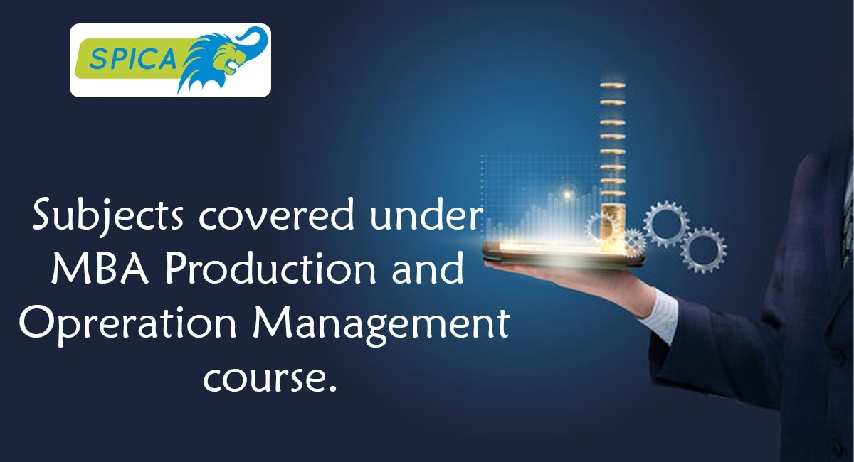 Subjects in MBA Production and Operation Management.