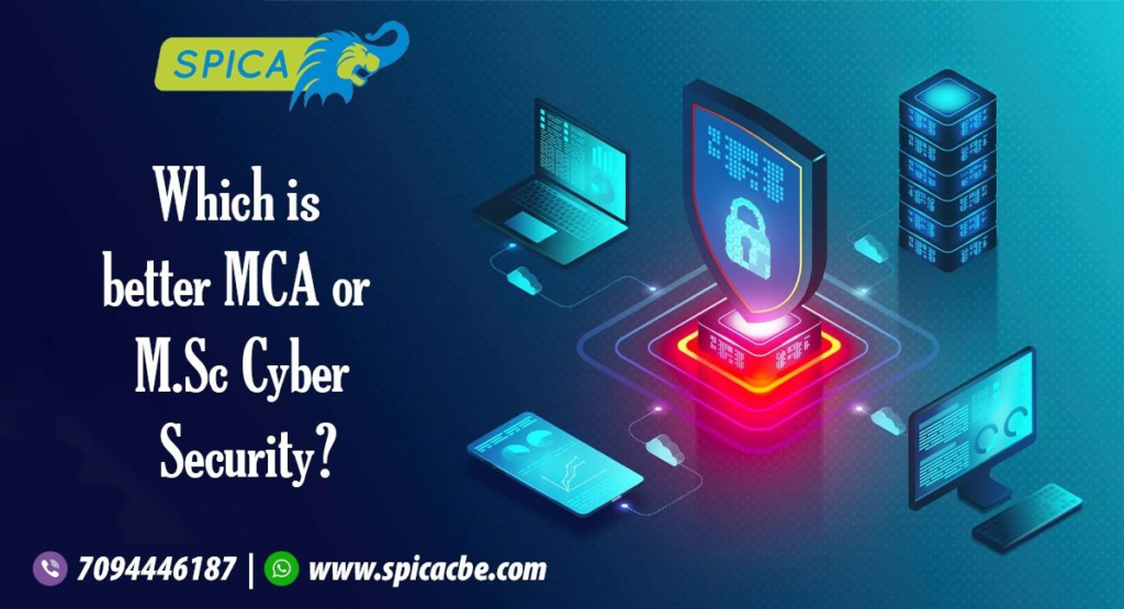 Which is Better MCA or MSc Cyber Security?