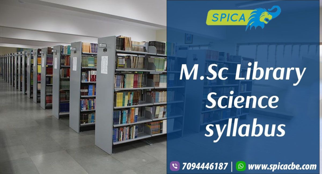 M.Sc Library Science Syllabus - List of Subjects
