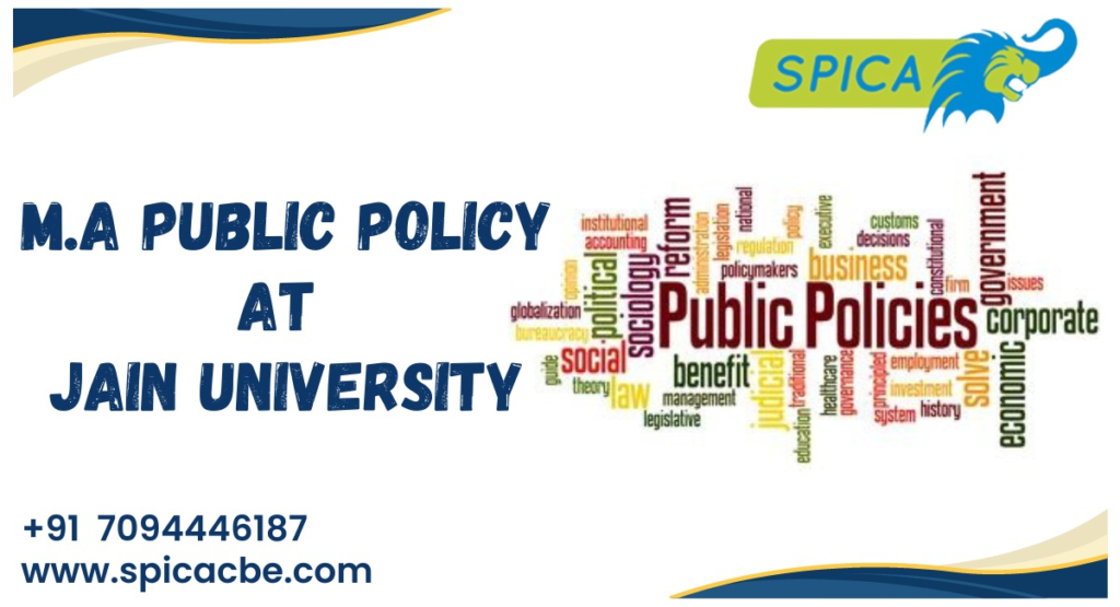 MA Public Policy at Jain University