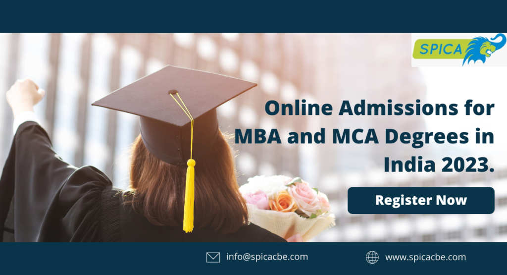 Online Admissions for MBA and MCA degrees in India 2023
