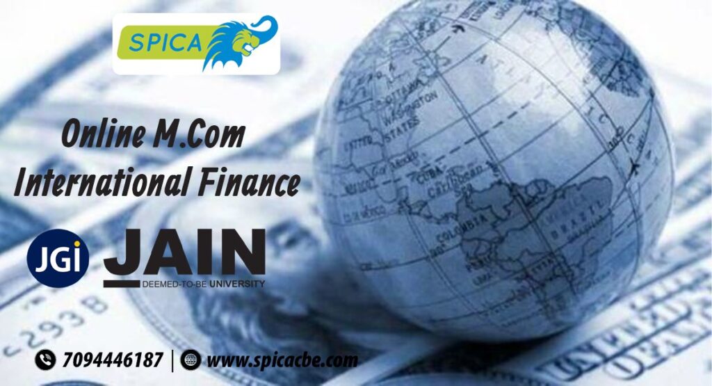 M.Com International Finance at Jain