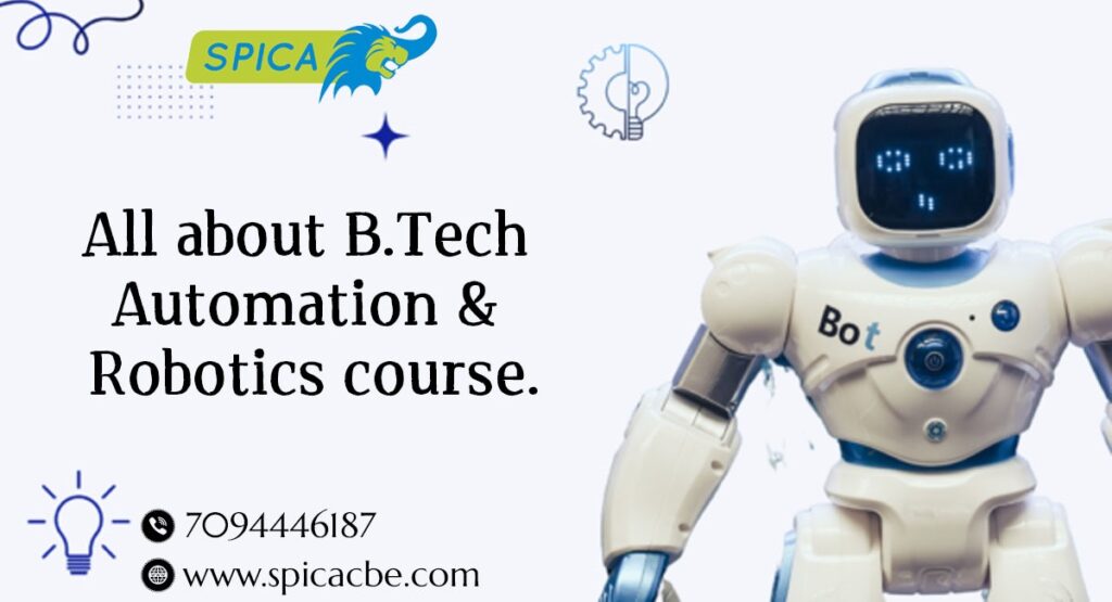 B.Tech Automation and Robotics course