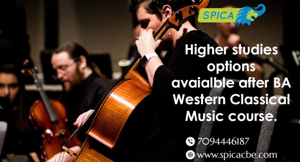 studies after BA Western Classical Music